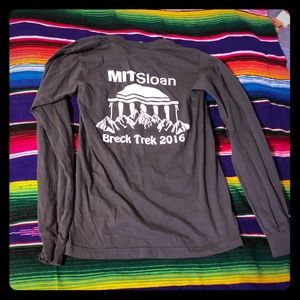MIT Sloan American Apparel long sleeve tee grey S
